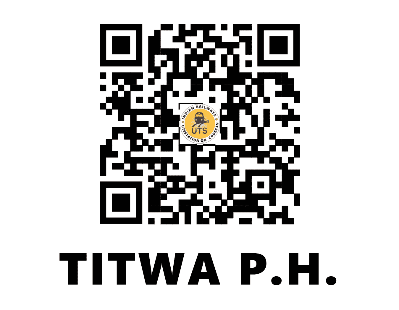 UTS QR Code for TITWA P.H. - TTW (SB - MADHYA PRADESH)